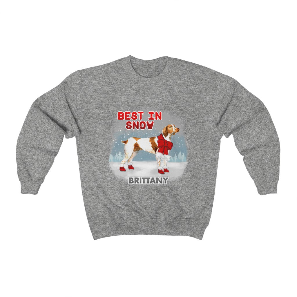 Brittany Best In Snow Heavy Blend™ Crewneck Sweatshirt