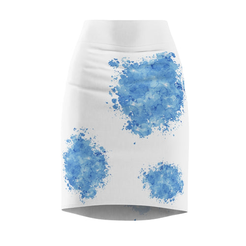 Blue Splash Pet Fashionista Pencil Skirt