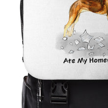 Load image into Gallery viewer, My Saluki Ate My Homework Backpack