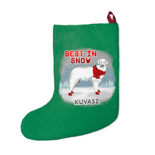 Load image into Gallery viewer, Kuvasz Best In Snow Christmas Stockings