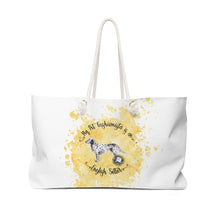 Load image into Gallery viewer, English Setter Pet Fashionista Weekender Bag