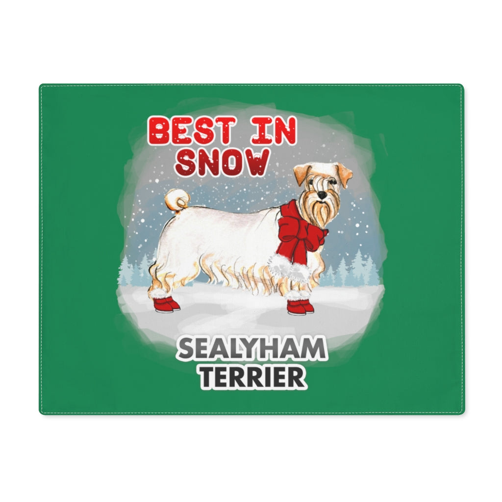 Sealyham Terrier Best In Snow Placemat