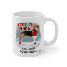 Load image into Gallery viewer, English Foxhound Best In Snow Mug