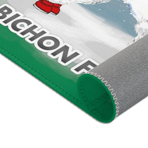Bichon Frise Best In Snow Area Rug