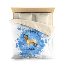 Load image into Gallery viewer, Briard Pet Fashionista Duvet Cover