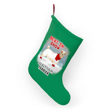 Load image into Gallery viewer, Sealyham Terrier Best In Snow Christmas Stockings