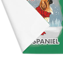 Load image into Gallery viewer, Tibetan Spaniel Best In Snow Placemat