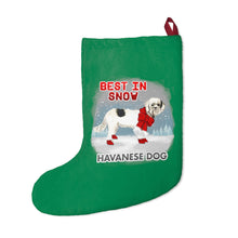 Load image into Gallery viewer, Havanese Best In Snow Christmas Stockings