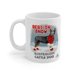 Australian Cattle Dog Best In Snow Mug
