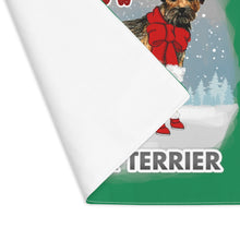 Load image into Gallery viewer, Border Terrier Best In Snow Placemat