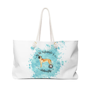 Bull Mastiff Pet Fashionista Weekender Bag