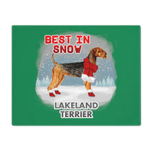 Load image into Gallery viewer, Lakeland Terrier Best In Snow Placemat