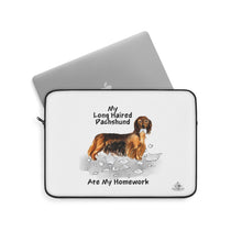 Load image into Gallery viewer, My Long Haired Dachschund Ate My Homework Laptop Sleeve