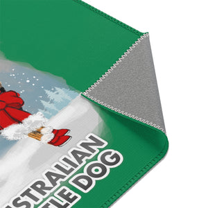 Australian Cattle Dog Best In Snow Area Rug