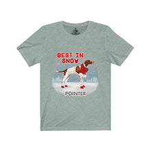 Load image into Gallery viewer, Pointer Best In Snow Unisex Jersey Short Sleeve Tee