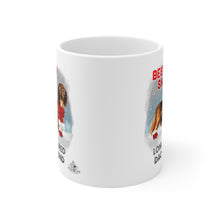 Load image into Gallery viewer, Long Haired Dachshund Best In Snow Mug