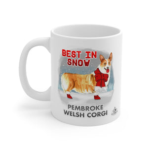 Pembroke Welsh Corgi Best In Snow Mug
