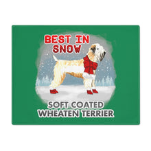 Load image into Gallery viewer, Soft Coated Wheaten Terrier Best In Snow Placemat