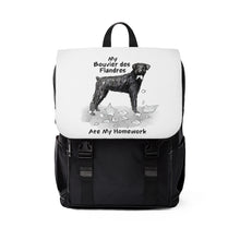 Load image into Gallery viewer, My Bouvier Des Flandres Ate My Homework Backpack