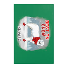 Load image into Gallery viewer, Kuvasz Best In Snow Area Rug