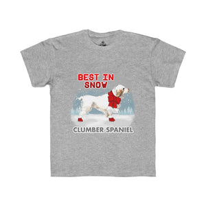 Clumber Spaniel Best In Snow Kids Regular Fit Tee