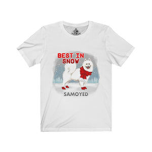 Samoyed Best In Snow Unisex Jersey Short Sleeve Tee