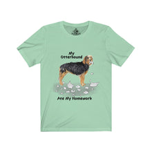 Load image into Gallery viewer, My Otterhound Ate My Homework Unisex Jersey Short Sleeve Tee