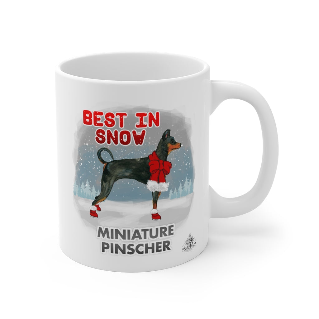 Miniature Pinscher Best In Snow Mug