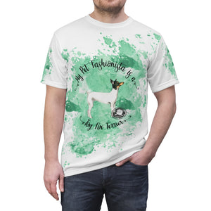 Toy Fox Terrier Pet Fashionista All Over Print Shirt