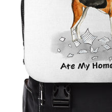 Load image into Gallery viewer, My American Foxhound Ate My Homework Backpack