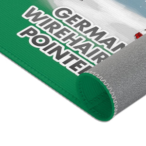 German WireHaired Pointer Best In Snow Area Rug