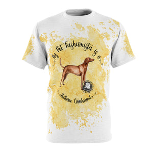 Redbone Coonhound Pet Fashionista All Over Print Shirt