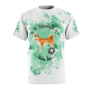 Shiba Inu Pet Fashionista All Over Print Shirt