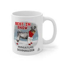 Load image into Gallery viewer, Miniature Schnauzer Best In Snow Mug