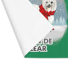 Load image into Gallery viewer, Coton De Tulear Best In Snow Placemat