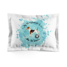 Load image into Gallery viewer, Wire Fox Terrier Pet Fashionista Pillow Sham