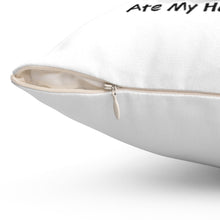 Load image into Gallery viewer, My Norwegian Elkhound Ate My Homework Square Pillow