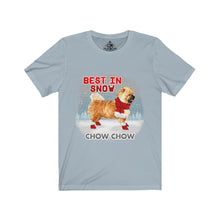 Load image into Gallery viewer, Chow Chow Best In Snow Unisex Jersey Short Sleeve Tee