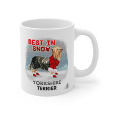 Load image into Gallery viewer, Yorkshire Terrier Best In Snow Mug