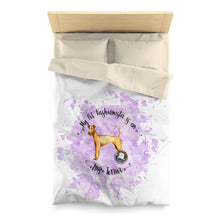 Load image into Gallery viewer, Irish Terrier Pet Fashionista Duvet Cover