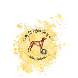 Redbone Coonhound Pet Fashionista Duvet Cover