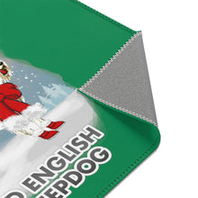 Load image into Gallery viewer, Old English Sheepdog In Snow Area Rug