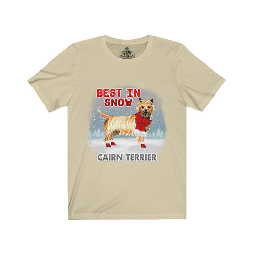 Cairn Terrier Best In Snow Unisex Jersey Short Sleeve Tee