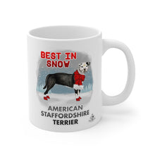 Load image into Gallery viewer, American Staffordshire Terrier Best In Snow Mug