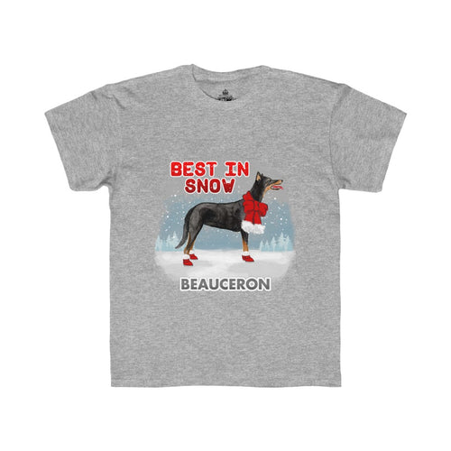 Beauceron Best In Snow Kids Regular Fit Tee