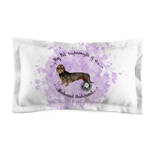 Load image into Gallery viewer, Dachshund (Wire haired) Pet Fashionista Pillow Sham