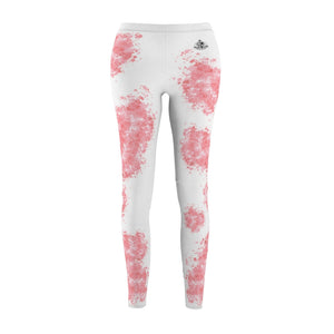 Light Red Splash Pet Fashionista Casual Leggings