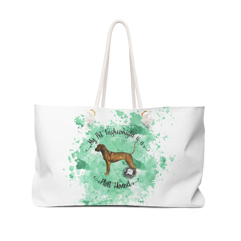 Plott Hound Pet Fashionista Weekender Bag