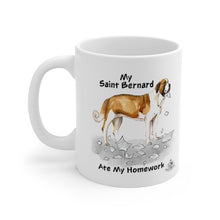 Load image into Gallery viewer, My Saint Bernard Ate My Homework Mug