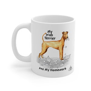My Irish Terrier Ate My Homework Mug